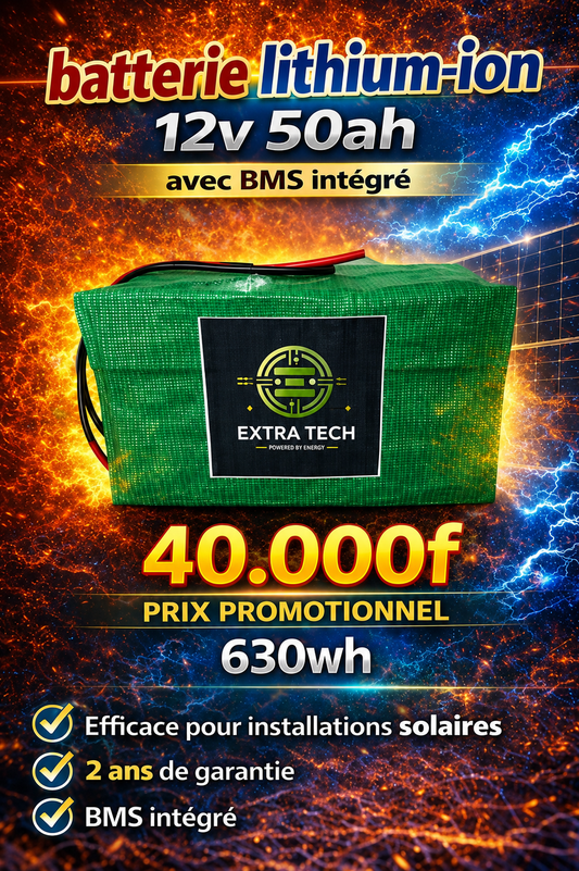 Batterie lithium-ion 12v 50ah